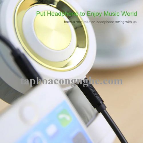 Ugreen 10501 0.5M màu Đen Cáp âm thanh 2 đầu 3.5mm dương AV101 30010501